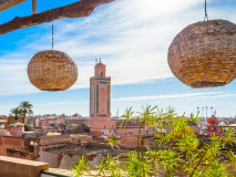 Panoramic view in Marrakech