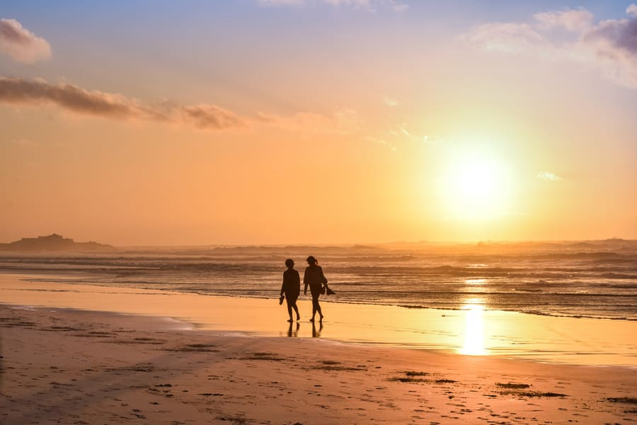 Sunset in Casablanca