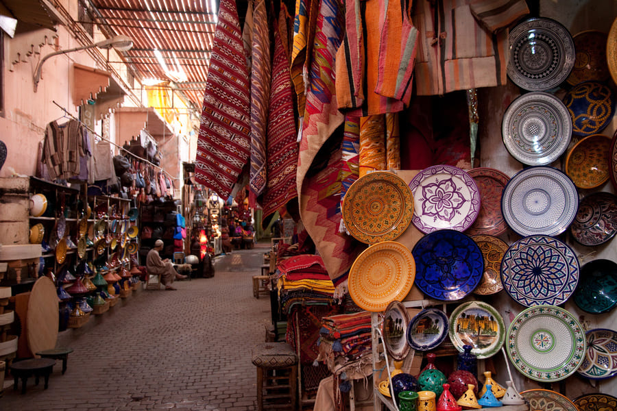 Souk in Marrakech