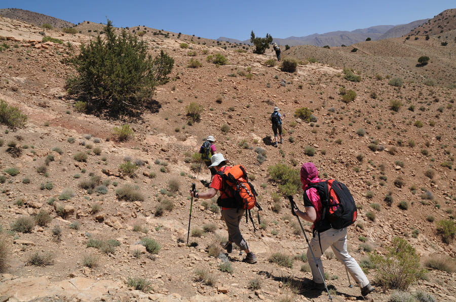 Trekking in the valley
