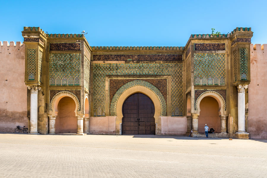 Bab el mansour door