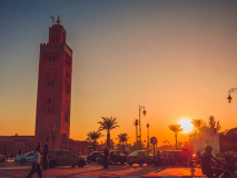 Sunset in Marrakech