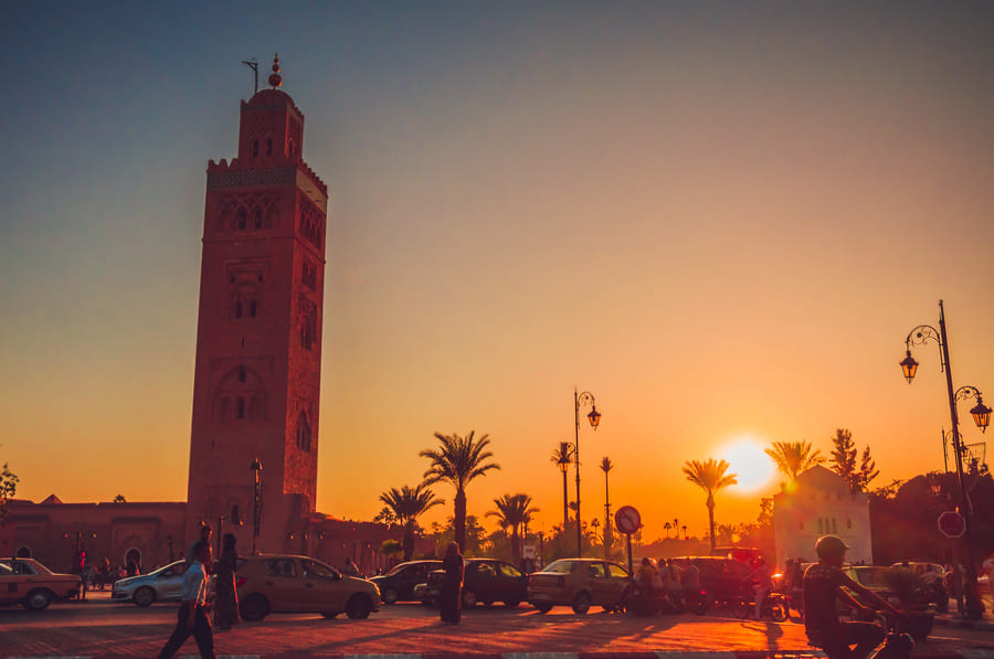 Sunset in Marrakech