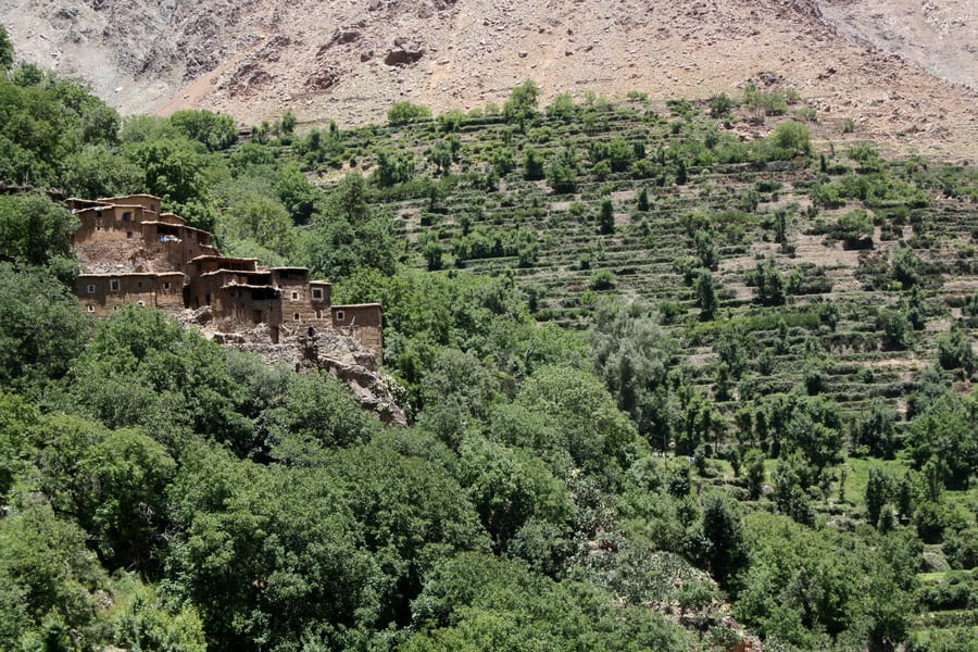 Village in the mountains